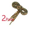 INSPIRE CHIC Sneakers Casual Leopard Print Pattern Fashion Flat Shoe Laces 2 Pairs - 3 of 4