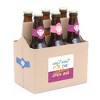 Big Dot of Happiness Just Engaged - Colorful - Engagement Party Decorations for Women and Men - 6 Beer Bottle Label Stickers and 1 Carrier - 2 of 4