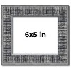 PosterPalooza | Photo Size Distressed Black Picture Frame - UV Acrylic, Foam Board Backing, Hanging Hardware - 2 of 4
