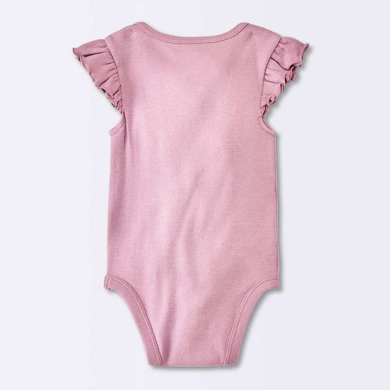 Baby Girls' 3pk Sleeveless Cotton Bodysuit - Cloud Island™ Pink, 3 of 6