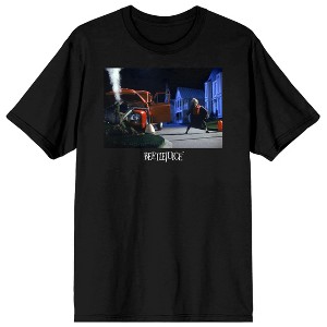 Beetlejuice Multicolored Character Men's Black T-Shirt - 1 of 1