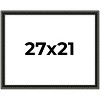 PosterPalooza | Antique Black Picture Frame - UV Acrylic, Backing Board, Hanging Hardware Included - 2 of 4