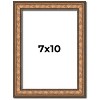 PosterPalooza | Photo Size Slim Profile Gold Picture Frame - UV Acrylic, Foam Board Backing, Hanging Hardware - 2 of 4