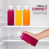 Plastic Juice Bottles with Caps, 6-Piece 12oz Reusable Drink Containers for Juicing - 4 of 4