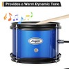 3-Piece Junior Drum Set with Cymbal & Throne Stool - Complete Beginner Kit with Bass Drum, Pedal, and Drumsticks for Boys & Girls - 4 of 4