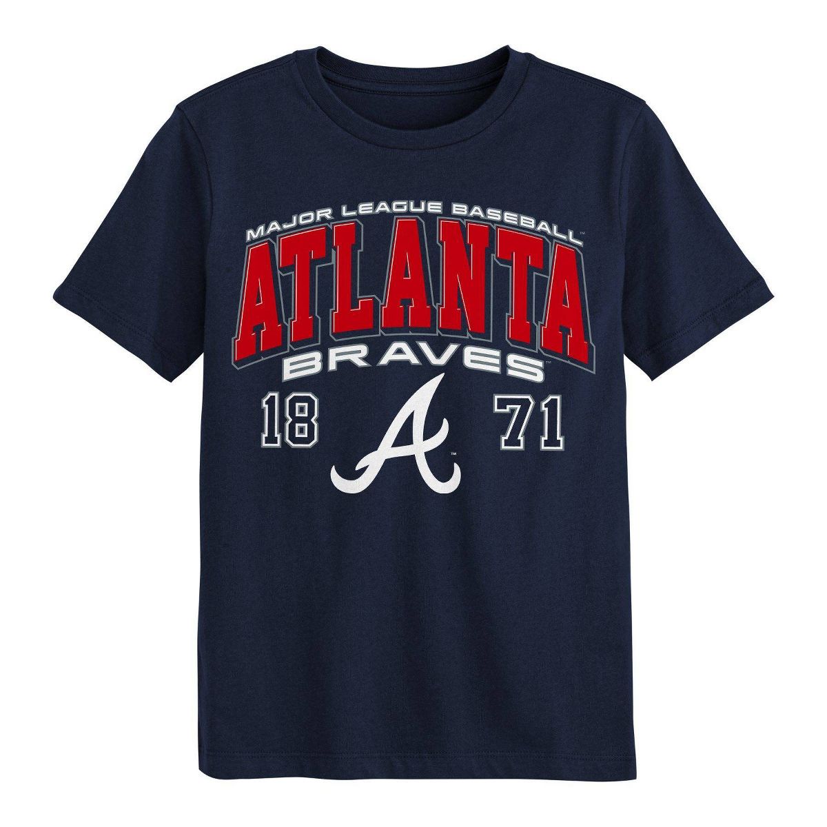 MLB Atlanta Braves Youth Core T-Shirt - thumbnail 2