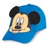 Collections Etc Adjustable Mickey Mouse Kids Baseball Hat with Ears Gender Neutral - 2 of 3
