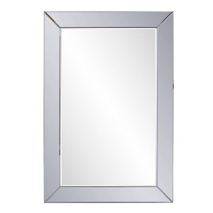 Howard Elliott 32"x32" Iron Framed Round Wall Mirror Champagne Gold: Modern Style, No Assembly, Wall Mount - 1 of 4