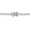 EVERLY JEWELRY | Sterling Silver 8.79 CT TGW White Cubic Zirconia Bracelet - 7.25 in - 2 of 4