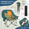 Docred Folding Rocking Camping Chair, Portable Outdoor Rocker with Cooler Bag, 400lbs Capacity, 600D Oxford Fabric, Padded Rocker Chair - 2 of 4