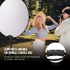 Boersma 80cm Light Reflector with Handle 5 in 1 Foldable Round Light Diffuser, Silver/Gold/White/Black for Studio or Outdoor Photo Lighting - 4 of 4