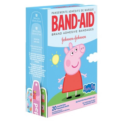 Band-Aid Adhesive Peppa Pig Bandages - 20ct