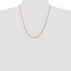 Black Bow Jewelry 1.75mm, 10k Yellow Gold Diamond Cut Solid Rope Chain Necklace - 2 of 4