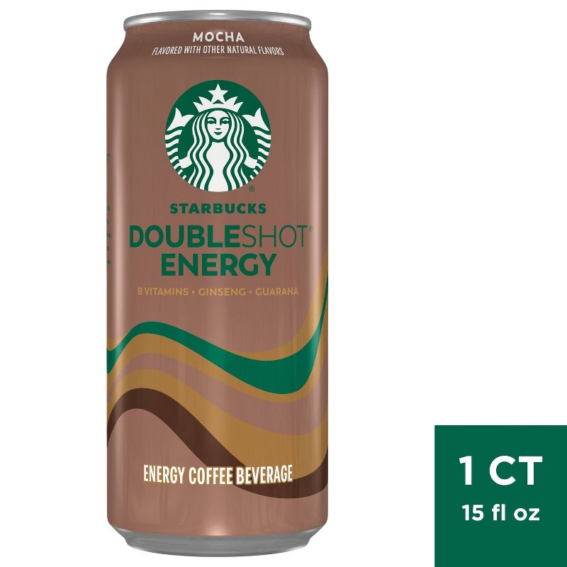 Starbucks Doubleshot Energy Mocha Fortified Energy Coffee Drink - 15 fl oz Can, 1 of 9