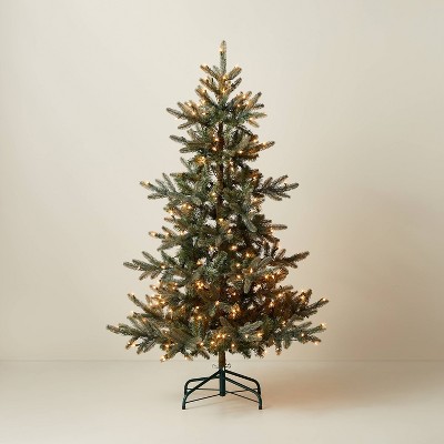 5ft Pre-Lit Artificial Pine Christmas Tree - Hearth & Hand™ with Magnolia