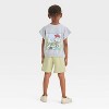 Toddler Boys' 2pc Disney Toy Story Short Sleeve T-Shirt and Shorts Set - Gray - 2 of 4