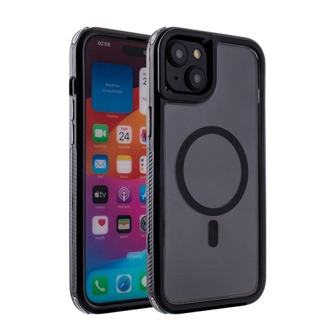 Reiko Heavy Duty 3-in-1 Hybrid Shockproof Anti-Fall Protective Magnetic Case for iPhone 15 Plus - image 1 of 4