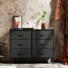 6 Drawers Wide Fabric Storage Units Chest for Bedroom - 2 of 4
