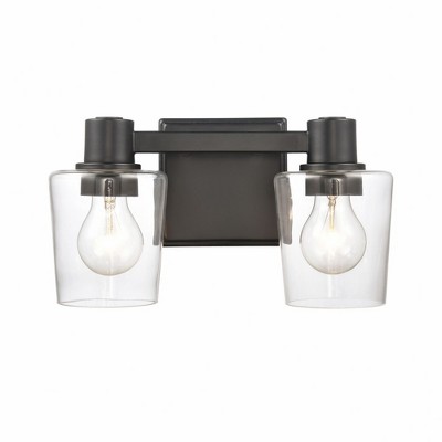 Elk Home Celia 2 - Light Vanity in  Matte Black
