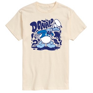 Men's - Disney - Donald Drip Short Sleeve Graphic T-Shirt - 1 of 4