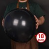 PartyWoo Balloons Black Matte 18 Inch 20 pcs - 2 of 4