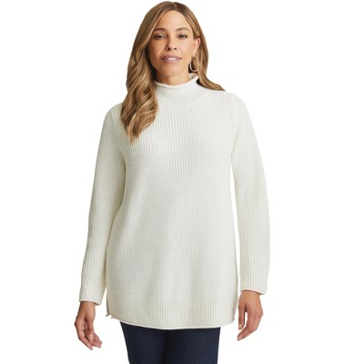 Jessica London Women's Plus Size Rollneck Shaker Sweater