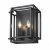 Z-Lite Titania 2 - Light Wall Light in  Matte Black - 3 of 4