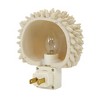 Home Decor 4.5 Inch Hedgehog Pudgy Pal Night Light Spring Flowers Novelty Nightlights - 3 of 3
