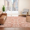 Marta Barragan Camarasa Terracotta strokes pattern Rug - Deny Designs - 3 of 3