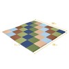 ECR4Kids Softzone Patchwork Toddler Foam Play Activity Mat, 58" Square - 2 of 4