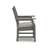 Signature Design by Ashley Visola Arm Chair with Cushion (Set of 2), Gray - 4 of 4