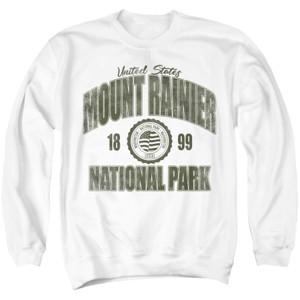 Men's Mount Rainier National Park Established Date Crewneck Sweatshirt - 1 of 4