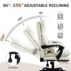 155° Reclining Office Chair Ergonomic Gaming Chair with Footrest - 3 of 4