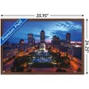 Trends International Cityscapes - Indianapolis, Indiana Framed Wall Poster Prints - 3 of 4