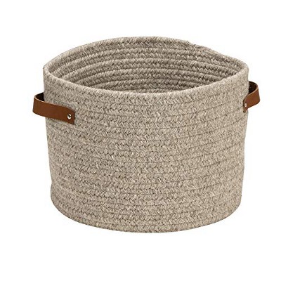 Colonial Mills Monaco Basket, 16"x16"x12", Grey