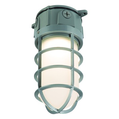 Lumark Vaportight Switch Hardwired LED Gray Area Light