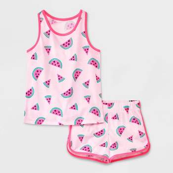 Girls' 2pc Printed Pajama Set - Cat & Jack™