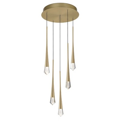 ET2 Lighting Pierce 5 - Light Pendant in  Gold