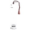 Dicksons BKMV-401 Coffee Heaven's Greatest Brown and White 6 x 1.5 Inch Paper and Tassel Place Keeper Bookmark Pack of 12 - 2 of 2