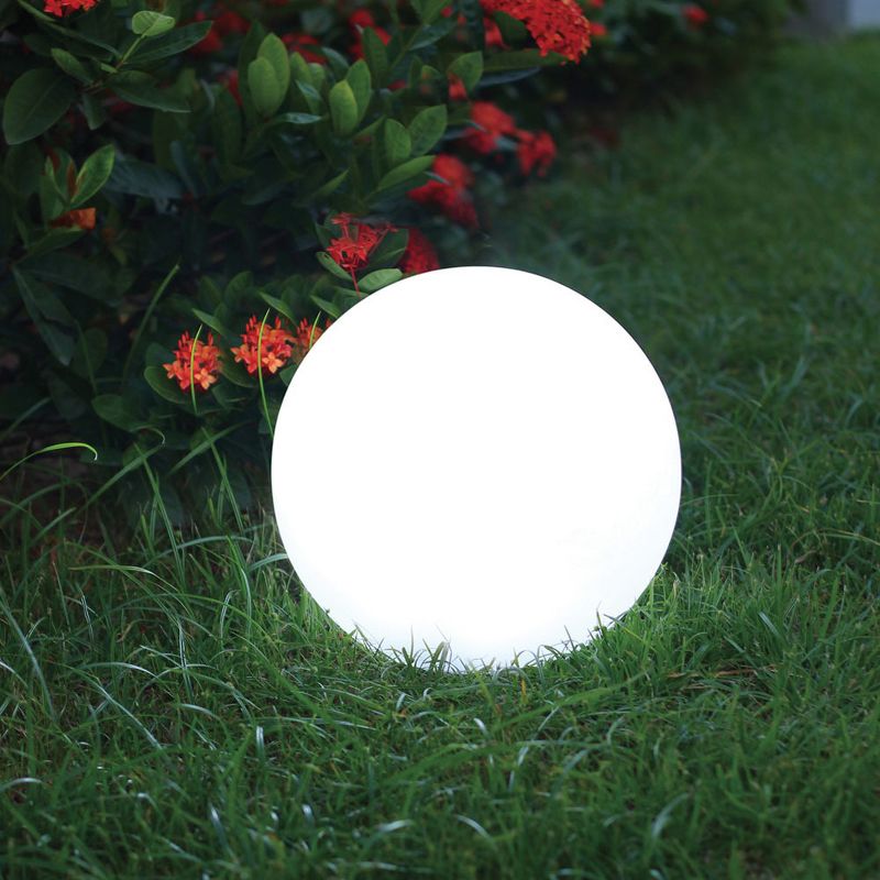 11.8&#34; Full Moon Outdoor Table Lamp - White - Mooni - Allsop GLOW, 2 of 3