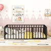 Racxily Twin Size Metal Floor Bed Frame with Fence and Door - 2 of 4