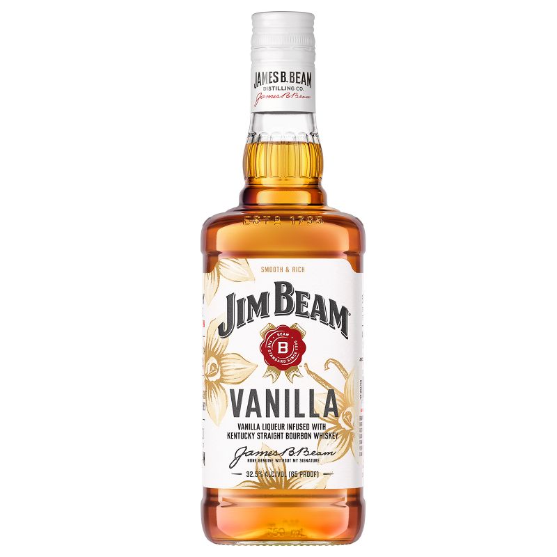 Jim Beam Vanilla Bourbon Whiskey - 750ml Bottle, 1 of 9