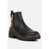 Thorin Metallic Frame Block Heel Boots Women - 2 of 4