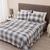 Soft Polar Fleece Plaid Sheet Set - Great Bay Home - 2 of 4