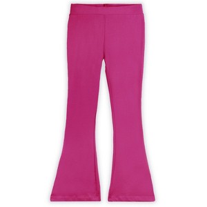 Mightly Girls Fair Trade Organic Cotton Solid Flare Leggings Yoga Pant - 1 of 2