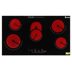 Winado 35 in. 6-Burners Elements Electric Stove Top Glass Top Radiant Electric Cooktop - 1 of 4