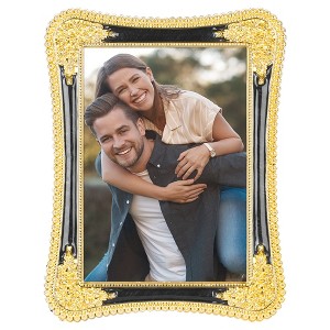 REGALWOVEN Shiny Craft Clear Glass Surface Photo Frame - 1 of 4