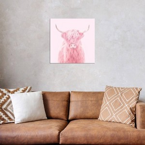 iCanvas Highland Cow by Paul Fuentes Canvas Print Wall Art - 1 of 3
