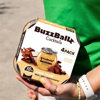BuzzBallz Choco Tease Cocktails - 4pk/200ml Bottles