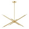 Livex Lighting Soho 8 - Light Chandelier in  Satin Brass - 3 of 4